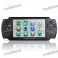 JXD A1000 Consola de Jogos com LCD de 4.3" com Câmera de 300KP, AV-Out, FM e TF - Preto (4GB)