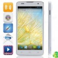 CelularJK12 MTK6582 Quad-core Android 4.2.2 WCDMA. Com 5.0 ", FM, Wi-Fi e GPS - Branco 